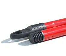 manico ferro metallo alluminio scopa vite italiana universale 130 cm Carnio rosso