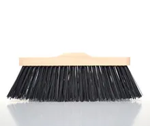 Scopa da esterno 27 cm supporto legno faggio setole rigide