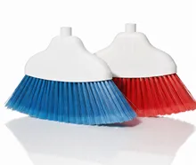 Scopa campana colorata alta fibra lunga blu verde rossa arancione