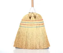 scopa saggina 4 fili legature cuciture cappuccio rosso naturale sorgo bamboo scopificio gatto raffaele Carnio