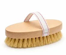 spazzola spazzolone cavallo trebbia naturale radica vegetale passamano dura legno forte Carnio