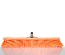 Scopa spazzolone industriale morbida colorata grandi spazi legno 40 60 80 100 6 ranghi supporto resistente Carnio