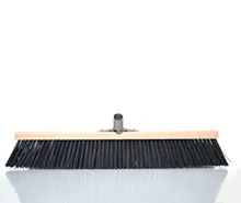 Scopa spazzolone industriale esterno rigida pet pvc legno 40 60 80 100 6 ranghi supporto resistente Carnio